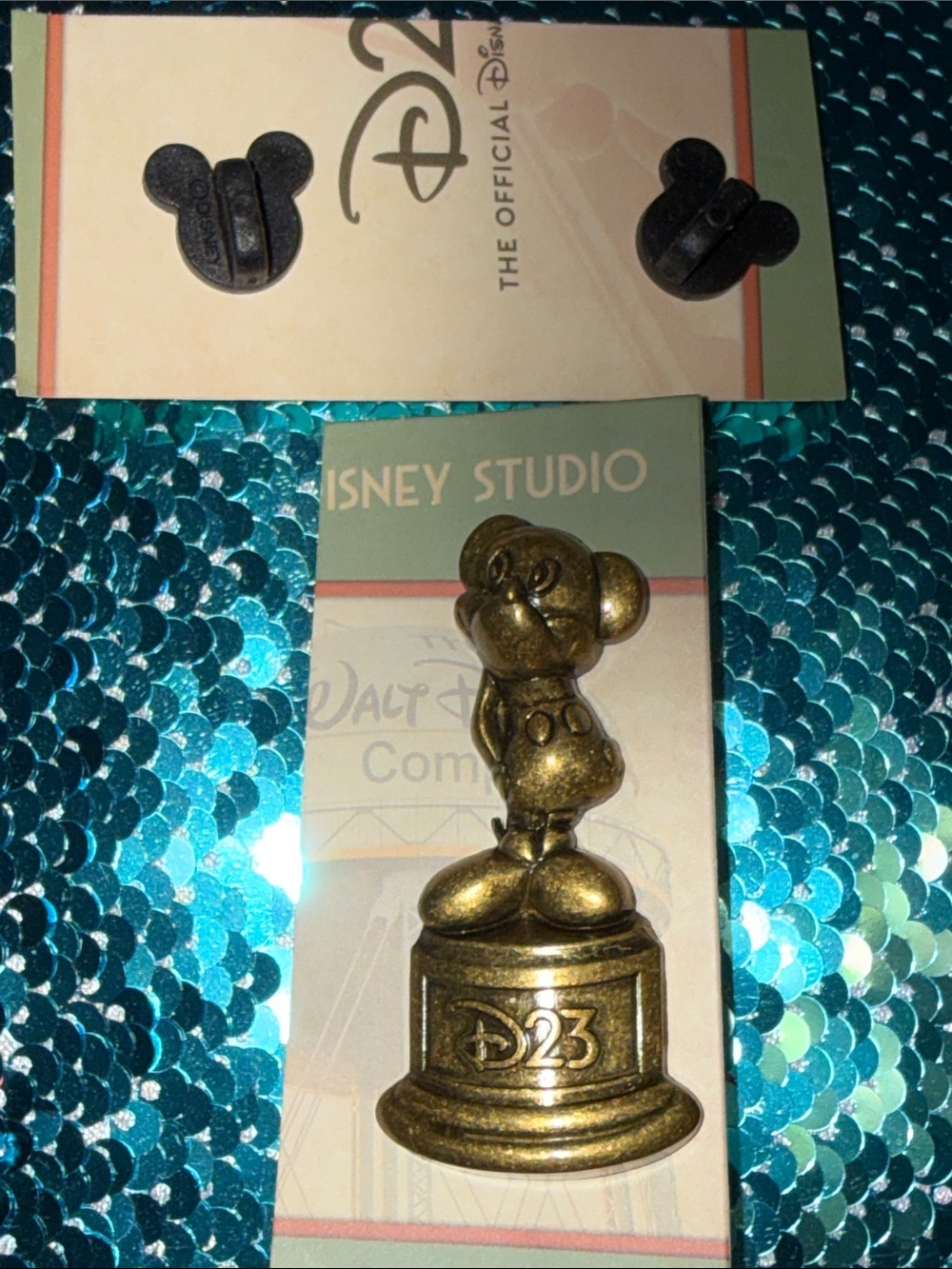 Disney D23 Official Tour of the Walt Disney Studios Mousecar Statue Pin